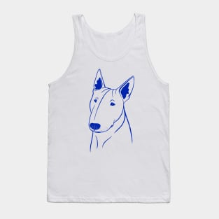 Bull Terrier (Pink and Blue) Tank Top